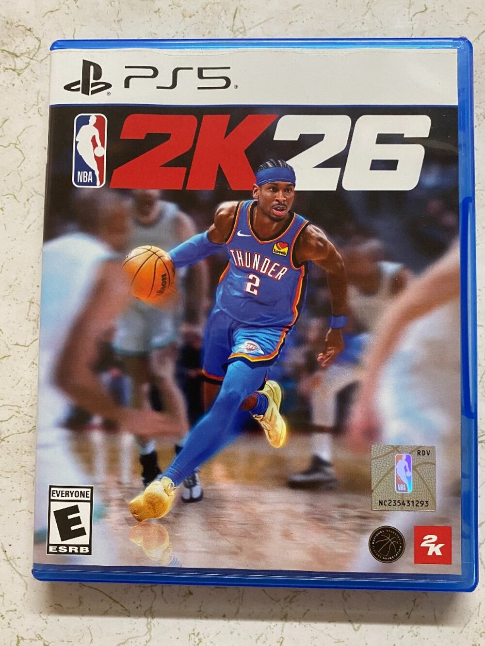 NBA 2K26 (PLAYSTATION 5, PS5) STANDARD EDITION - SHAI GILGEOUS-ALEXANDER COVER